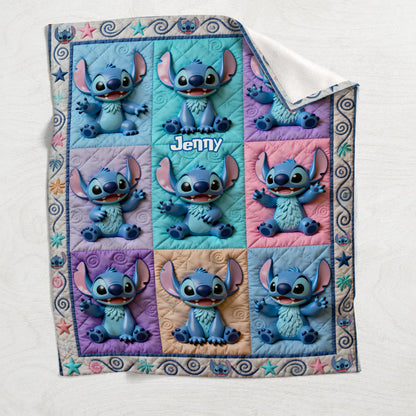 Ohana Means Family - Personalized Blanket