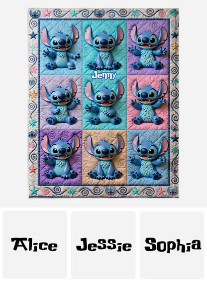 Ohana Means Family - Personalized Blanket