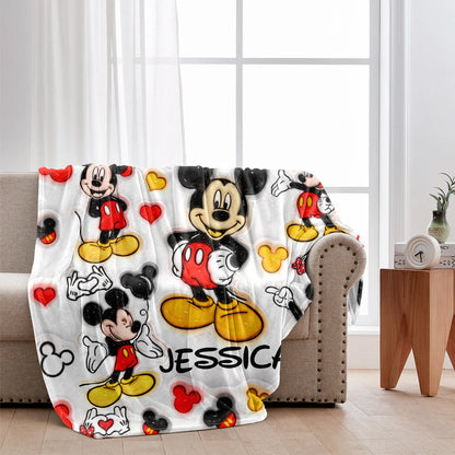 Magic World - Personalized Mouse Blanket - EAJBLK12001