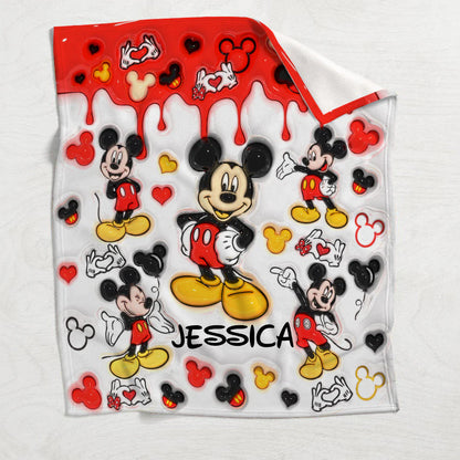 Magic World - Personalized Mouse Blanket - EAJBLK12001