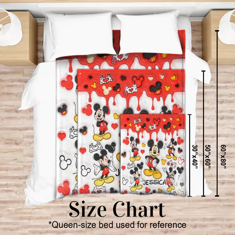 Magic World - Personalized Mouse Blanket - EAJBLK12001