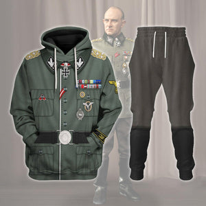 Josef Sepp Dietrich Politician Costume Hoodie, Sweatshirt, T-Shirt Tracksuit for Cosplay MNP004CS