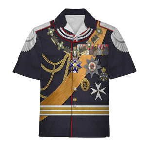 Kaiser Wilhelm Gala Uniform, German Empire Costume Hoodie, Sweatshirt, Tracksuit for Cosplay MNP103CS