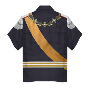 Kaiser Wilhelm Gala Uniform, German Empire Costume Hoodie, Sweatshirt, Tracksuit for Cosplay MNP103CS