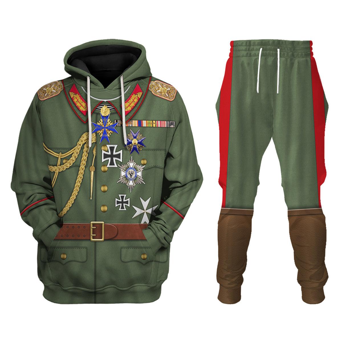 Wilhelm Uniform German Emperor Cosplay Hoodie, Sweatshirt, T-Shirt, Tracksuit MNP025CS