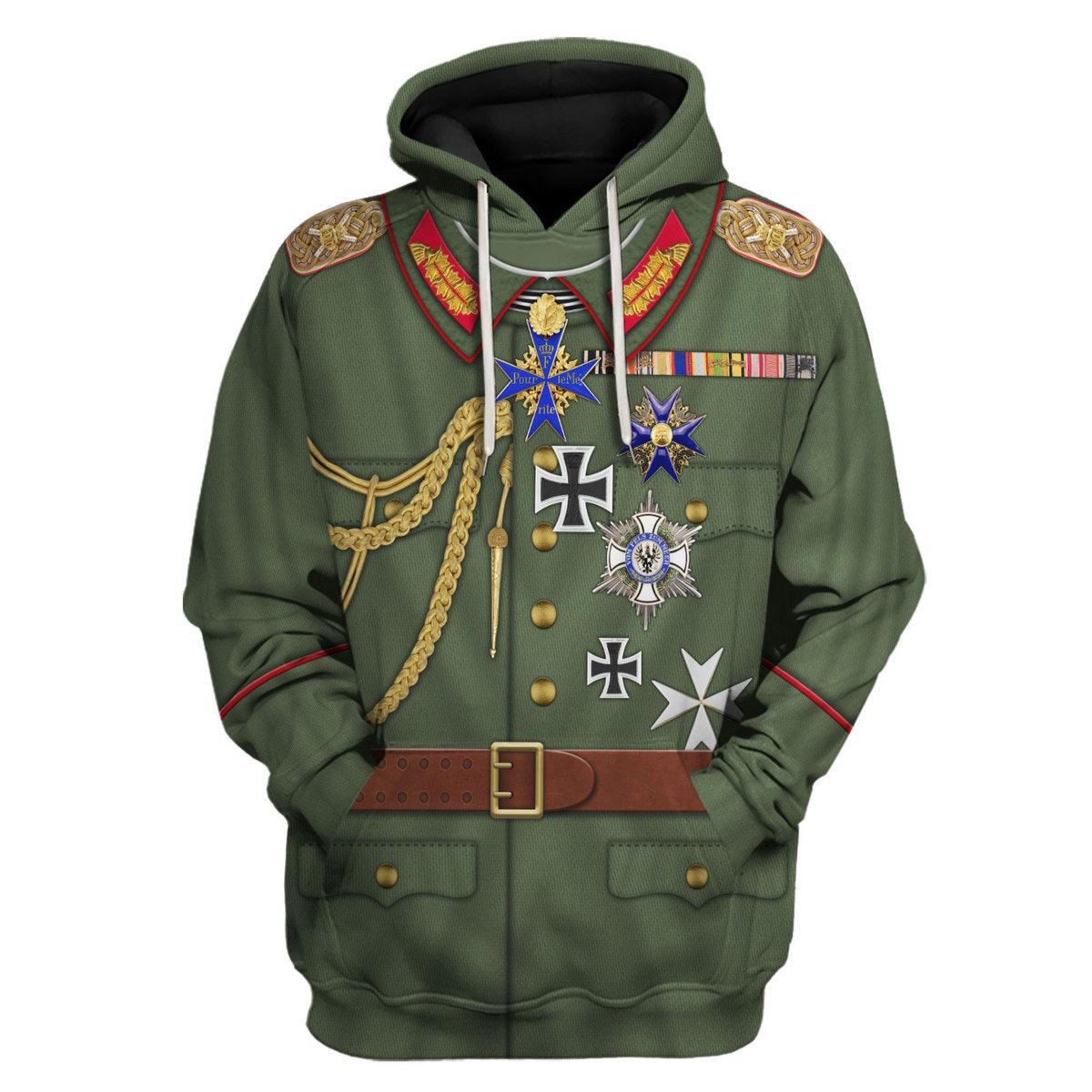 Wilhelm Uniform German Emperor Cosplay Hoodie, Sweatshirt, T-Shirt, Tracksuit MNP025CS