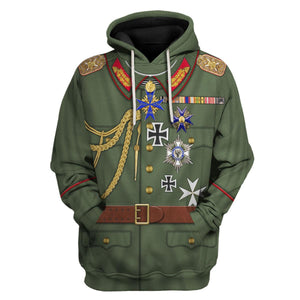 Wilhelm Uniform German Emperor Cosplay Hoodie, Sweatshirt, T-Shirt, Tracksuit MNP025CS