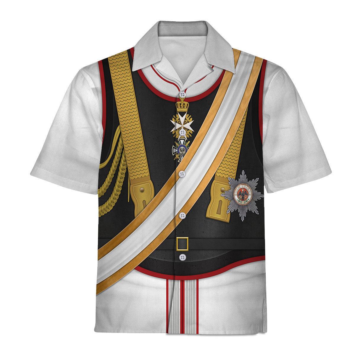 Kaiser Wilhelm German Emperor Garde Costume Hoodie, Sweatshirt, T-Shirt Tracksuit for Cosplay MNP102CS