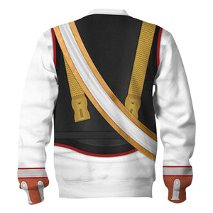 Kaiser Wilhelm German Emperor Garde Costume Hoodie, Sweatshirt, T-Shirt Tracksuit for Cosplay MNP102CS