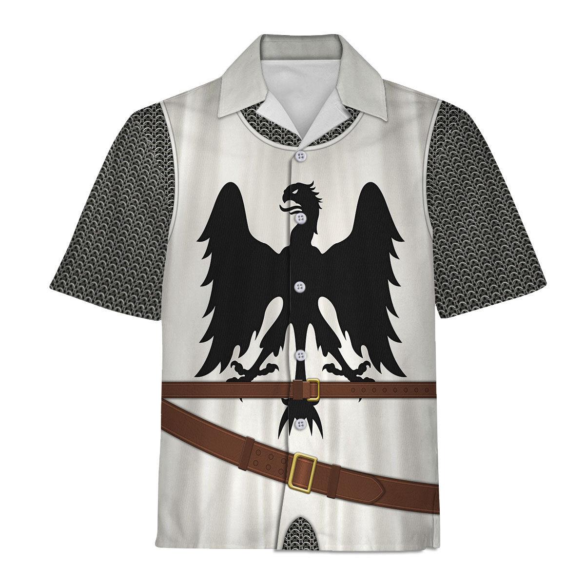 12th Century German Knight Costume Hoodie, Sweatshirt, T-Shirt, Tracksuit for Cosplay MNP101CS