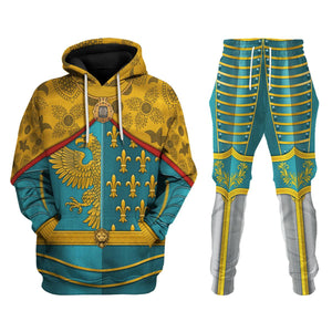 Karl I Charlemagne Holy Roman Emperor Hoodie, Sweatshirt, T-Shirt Costume for Cosplay MNP100CS