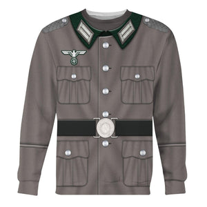 M40 German Army Heer Tunic Hoodie, Sweatshirt, T-Shirt, Tracksuit Costume Cosplay MNP011CS