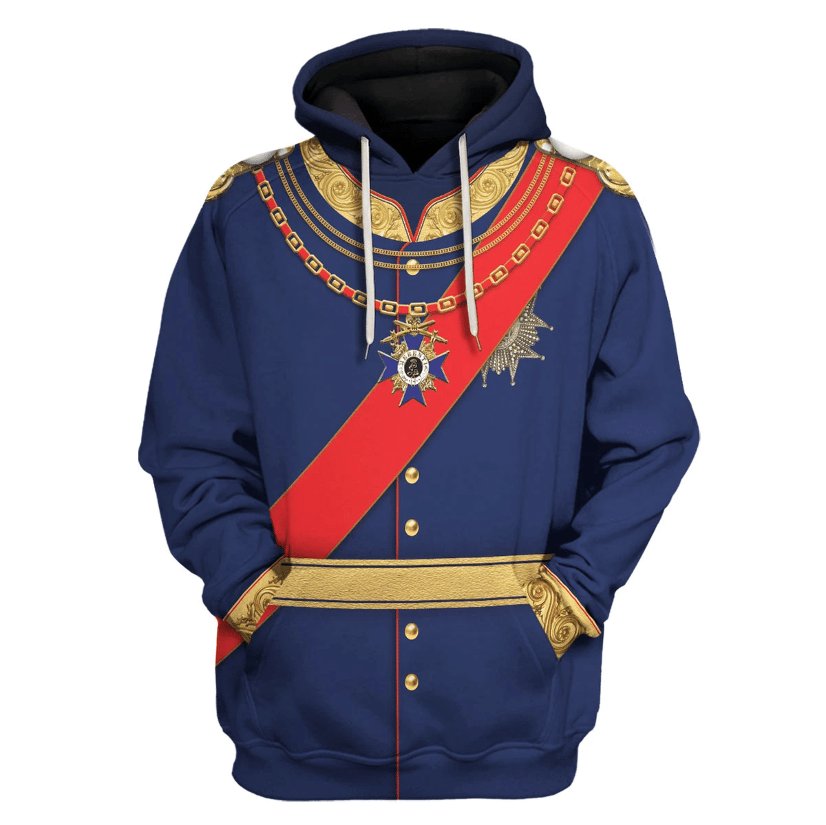 King Ludwig of Bavaria Costume Hoodie, Sweatshirt, T-Shirt for Cosplay Tracksuit MNP099CS