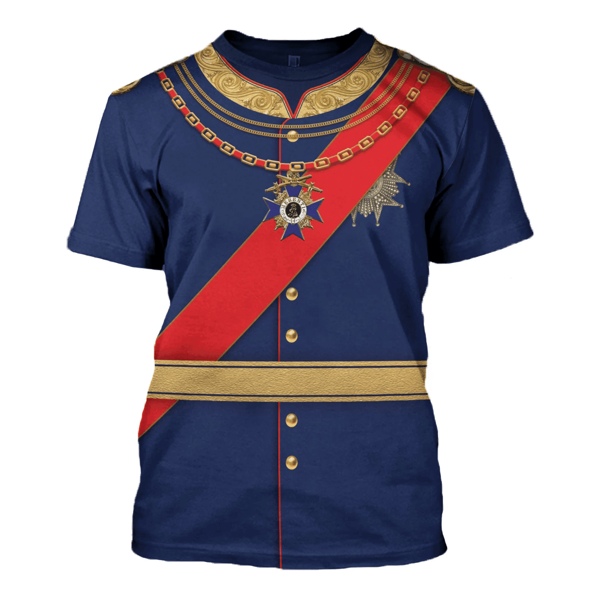 King Ludwig of Bavaria Costume Hoodie, Sweatshirt, T-Shirt for Cosplay Tracksuit MNP099CS