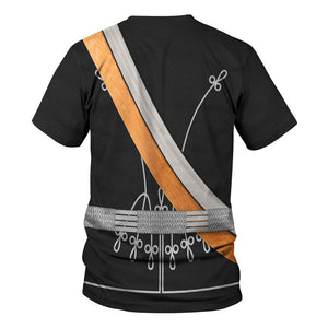 Kaiser Wilhelm Costume Hoodie, Sweatshirt, T-Shirt, Tracksuit for German Emperor King of Prussia Cosplay MNP098CS