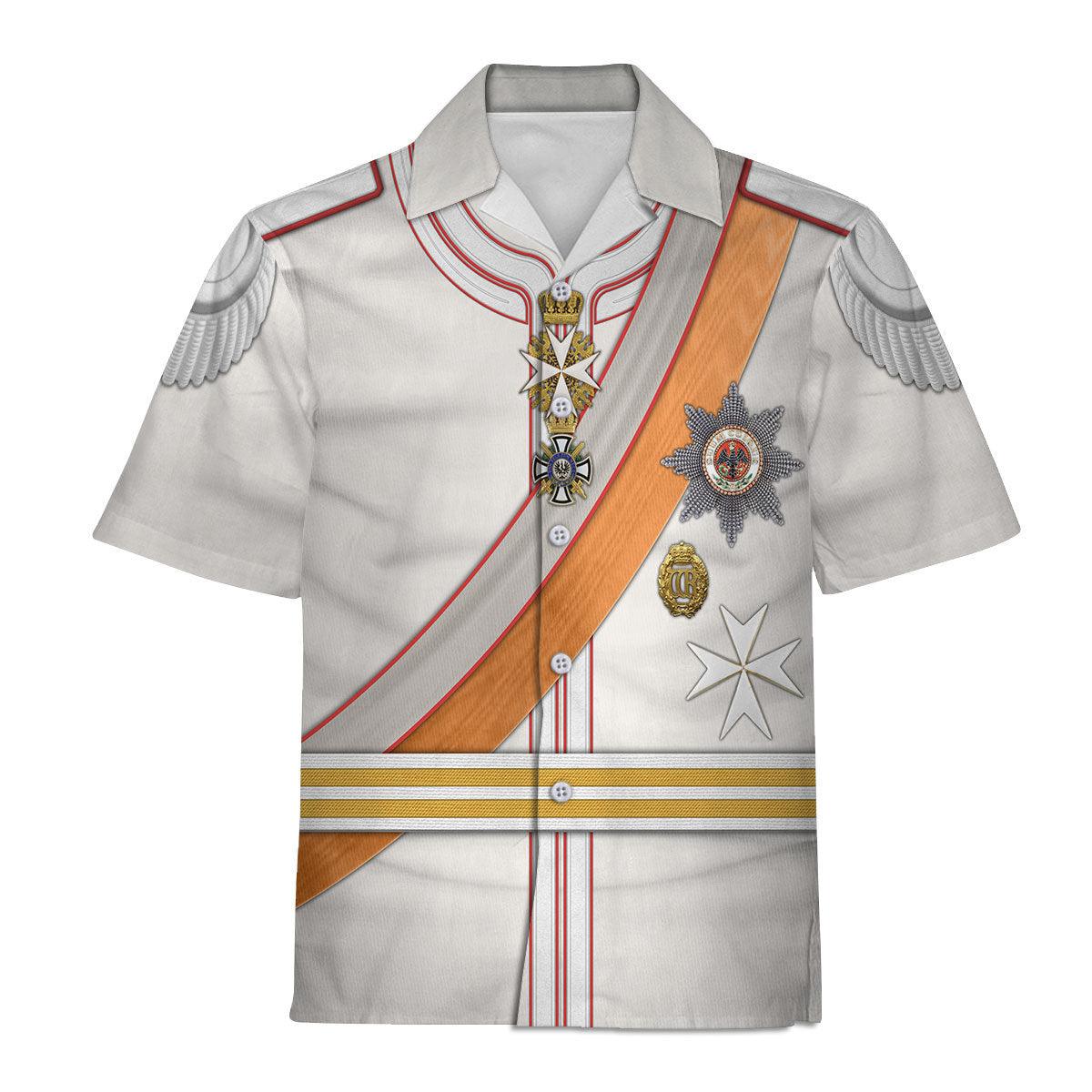 Kaiser Wilhelm 1910 Uniform Costume Hoodie, Sweatshirt, T-Shirt, Tracksuit for Cosplay MNP056CS