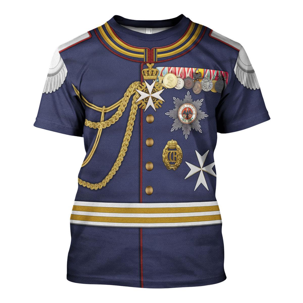 Kaiser Wilhelm German Emperor Military Uniform Cosplay Hoodie, Sweatshirt, Shirt, Tracksuit MNP055CS