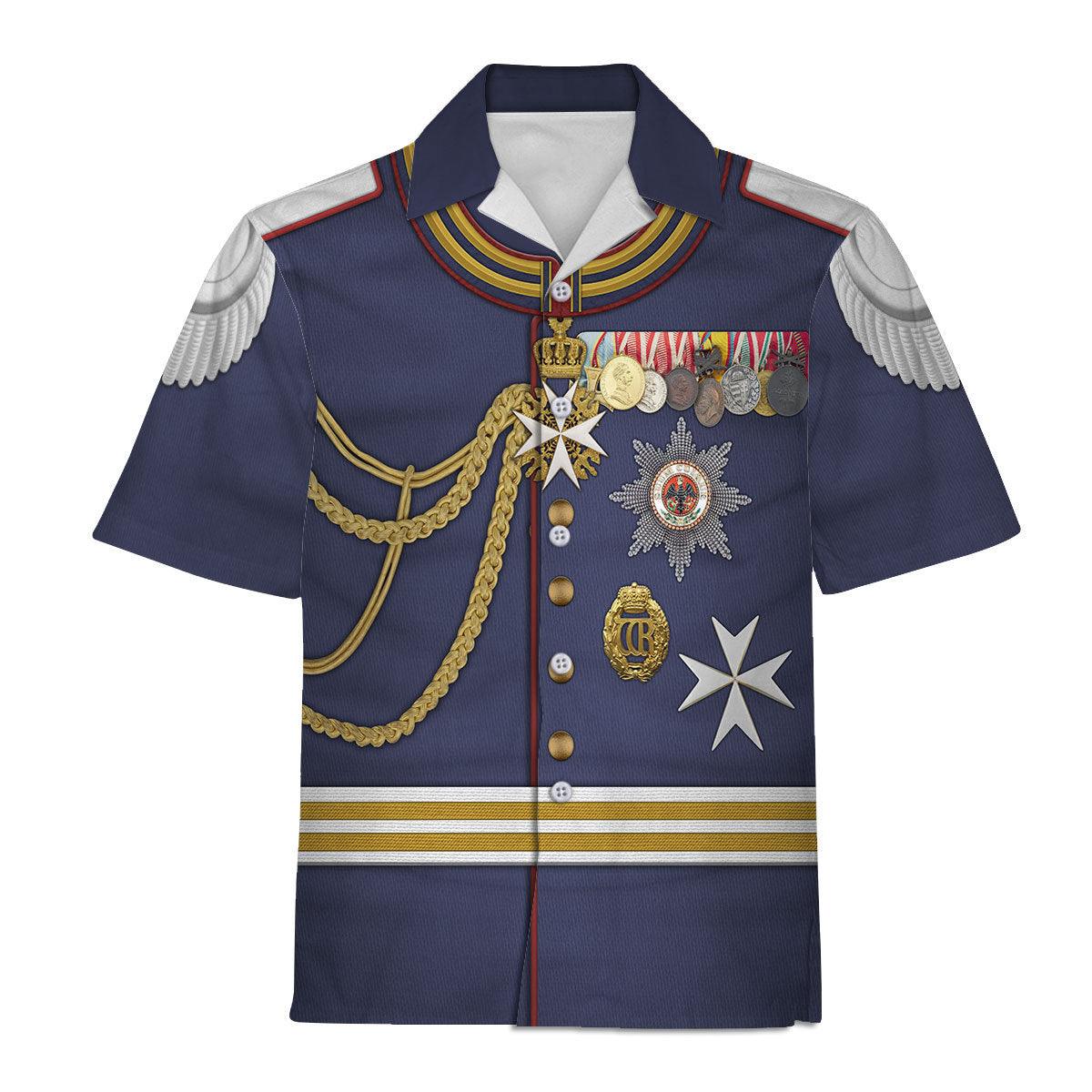 Kaiser Wilhelm German Emperor Military Uniform Cosplay Hoodie, Sweatshirt, Shirt, Tracksuit MNP055CS