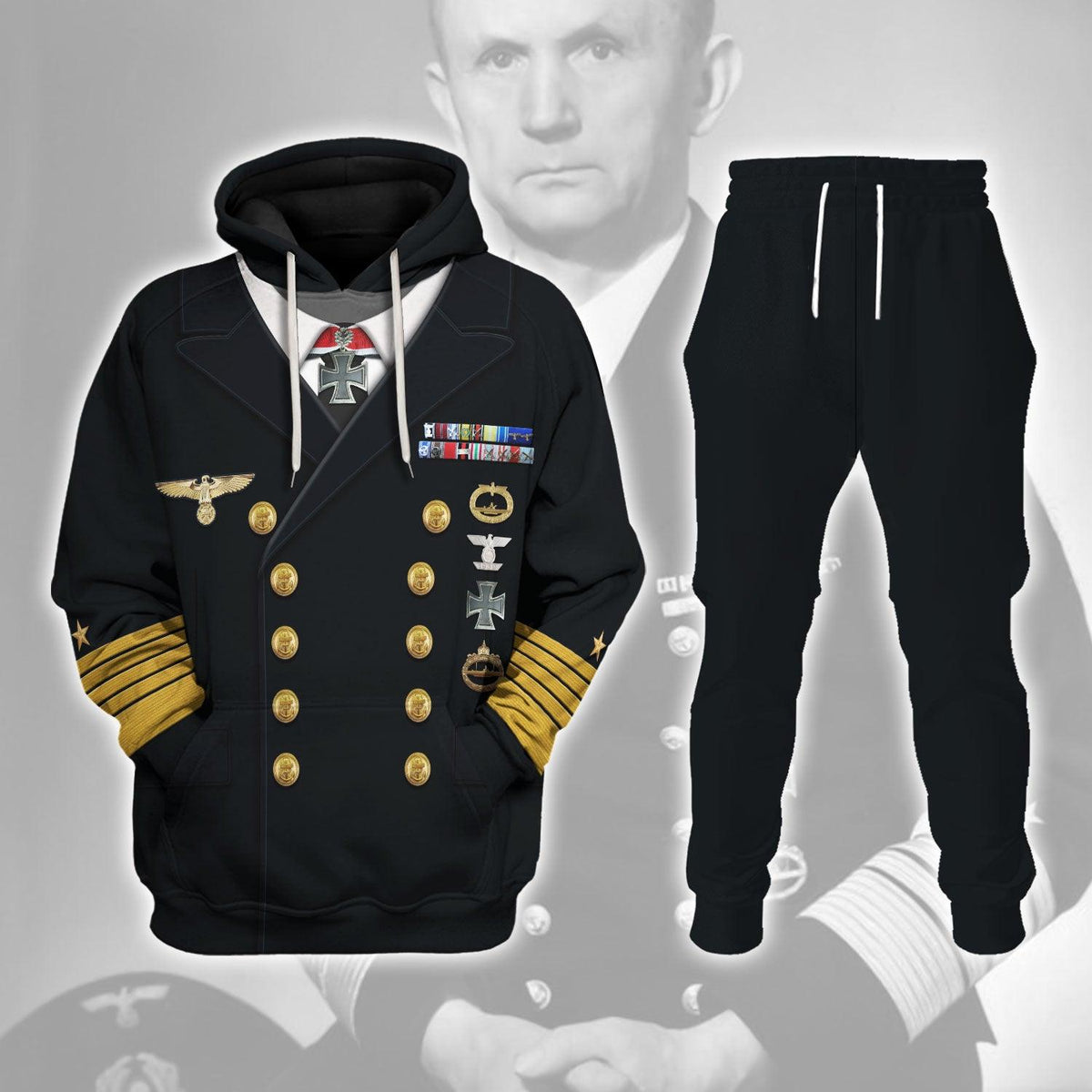 Karl Donitz President of Germany Cosplay Costume Hoodie, Sweatshirt, T-Shirt, Tracksuit MNP014CS