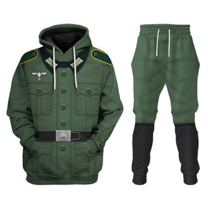 German Army Private Soldier Uniform, Costume Hoodie, Sweatshirt, T-Shirt, Tracksuit MNP043CS