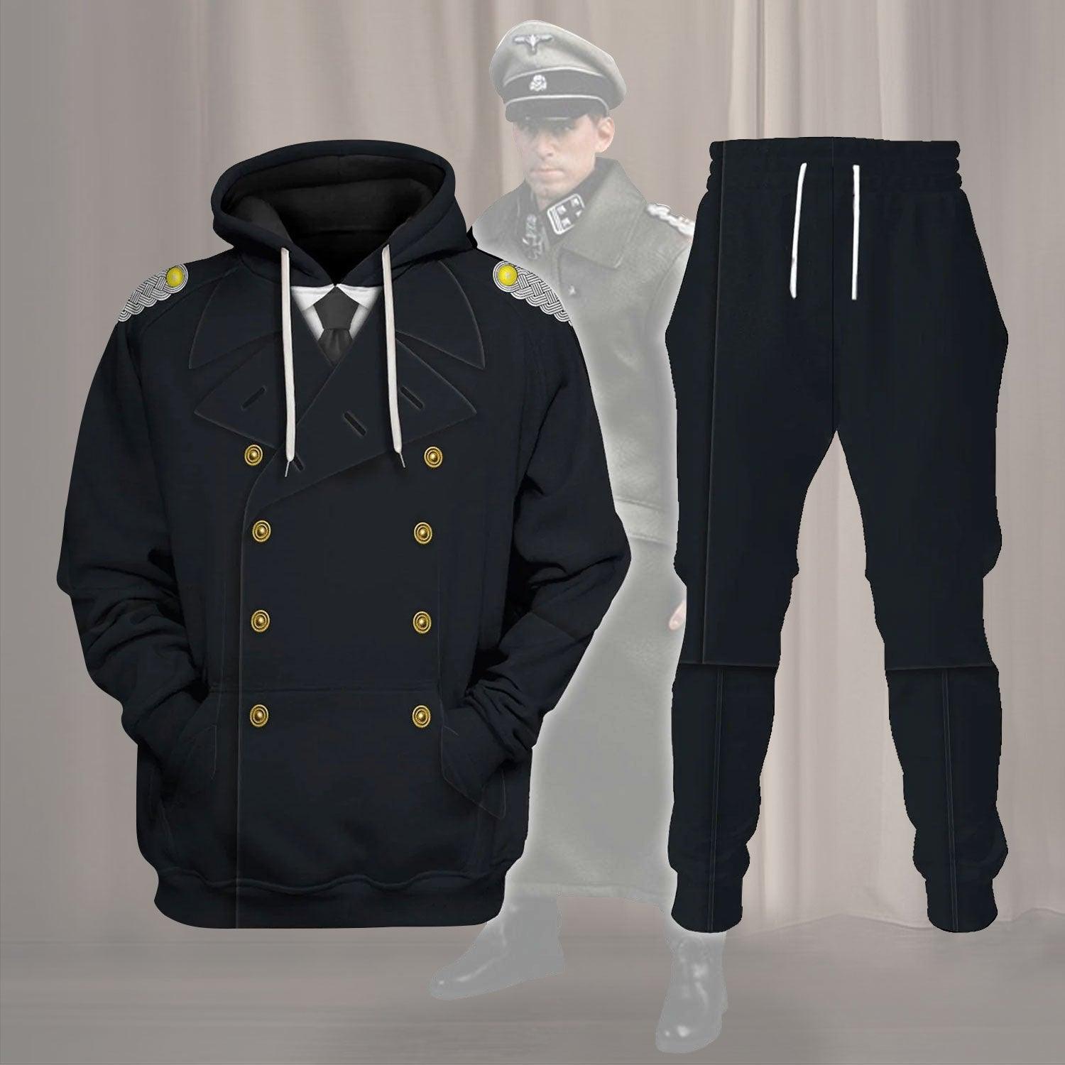 German Kriegsmarine Officer Costume Hoodie, Sweatshirt, T-Shirt, Tracksuit for Cosplay MNP094CS