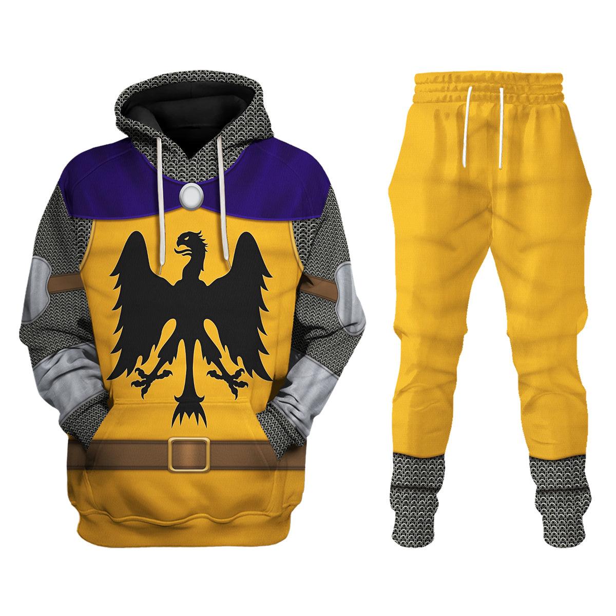 12th Century Holy Roman Empire Knight Hoodie, Sweatshirt, T-Shirt, Costume Tracksuit MNP093CS