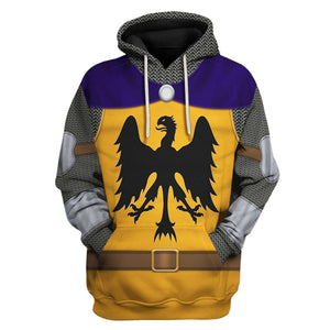 12th Century Holy Roman Empire Knight Hoodie, Sweatshirt, T-Shirt, Costume Tracksuit MNP093CS