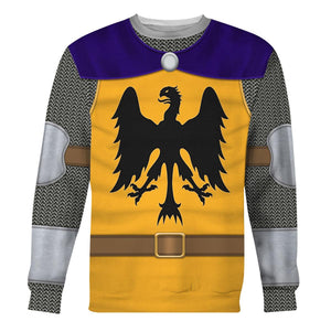 12th Century Holy Roman Empire Knight Hoodie, Sweatshirt, T-Shirt, Costume Tracksuit MNP093CS