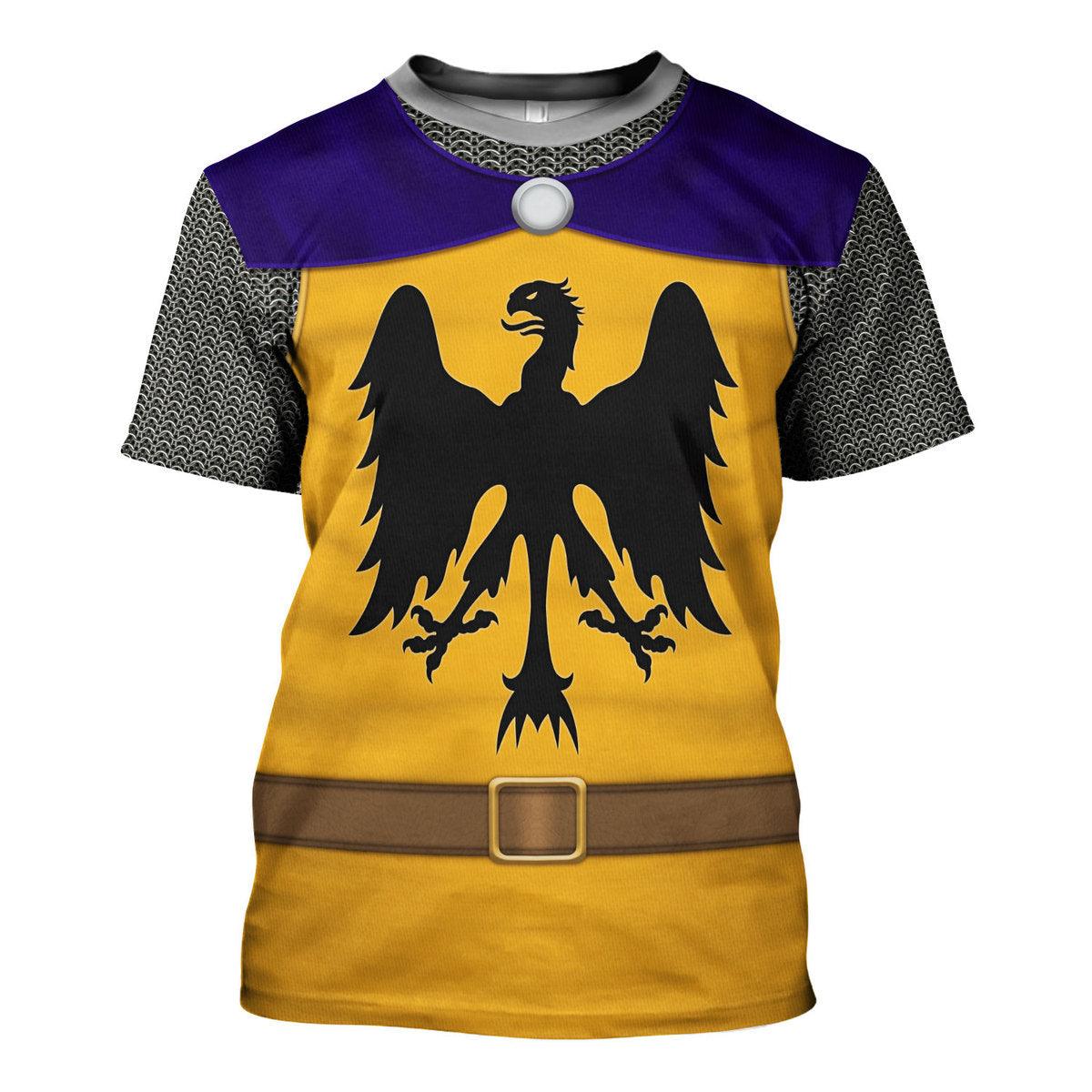 12th Century Holy Roman Empire Knight Hoodie, Sweatshirt, T-Shirt, Costume Tracksuit MNP093CS
