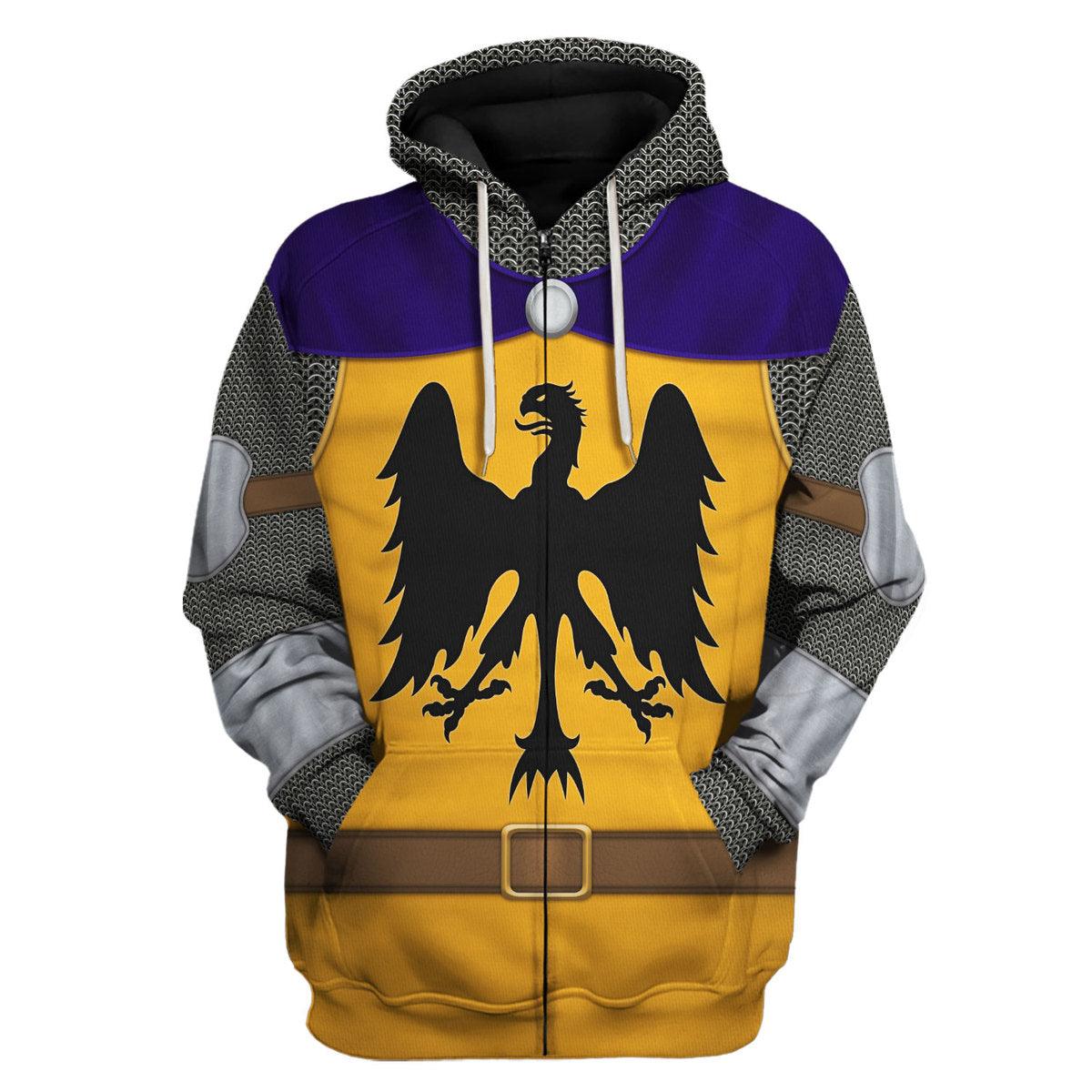 12th Century Holy Roman Empire Knight Hoodie, Sweatshirt, T-Shirt, Costume Tracksuit MNP093CS