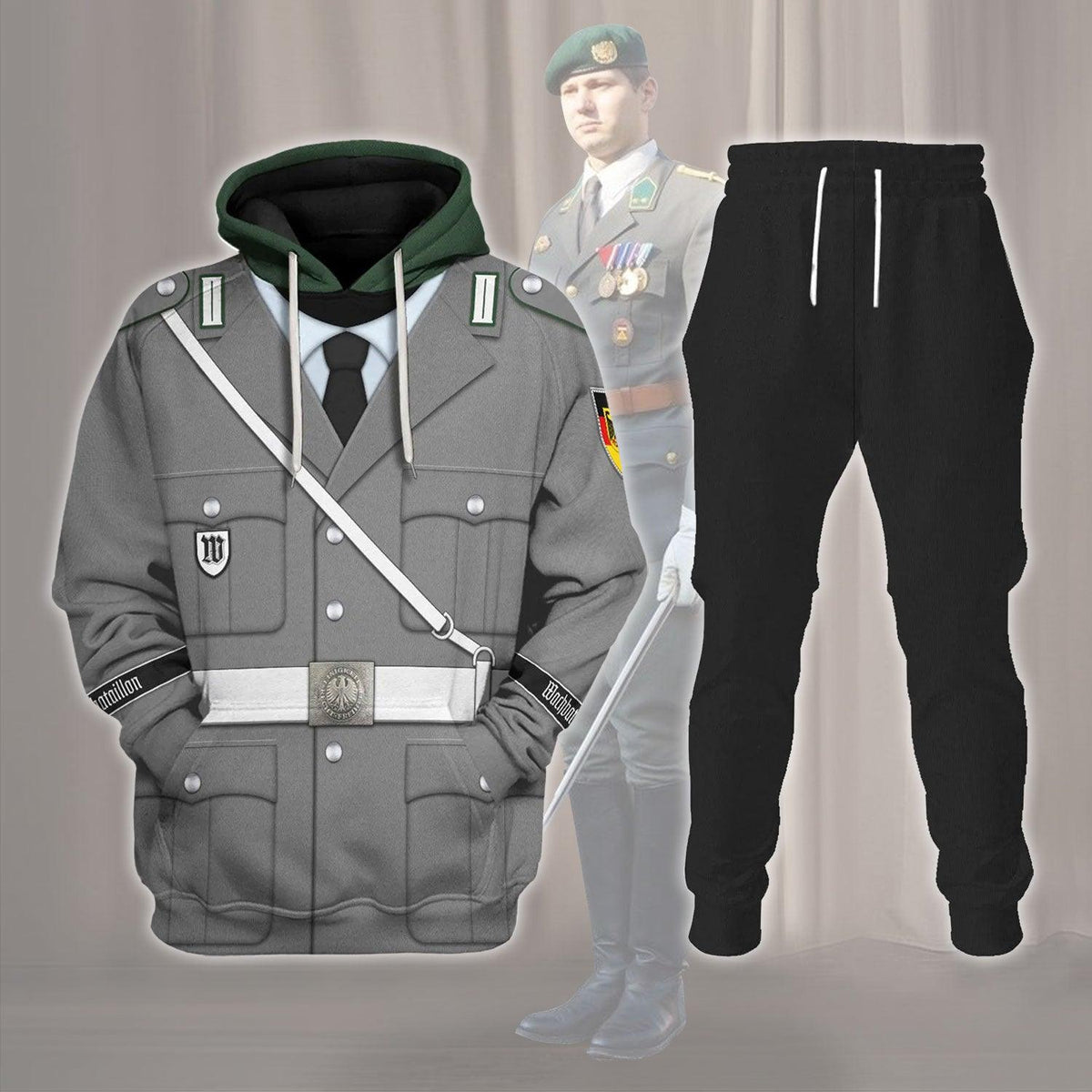 Bundeswehr Wachbataillon Senior Soldier Costume Hoodie, Sweatshirt, T-Shirt, Tracksuit MNP092CS