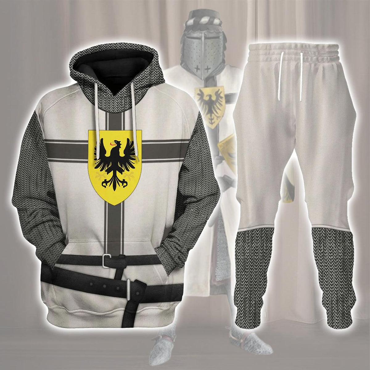 Teutonic Knights Cosplay Costume Hoodie, Sweatshirt, T-Shirt, Tracksuit MNP091CS