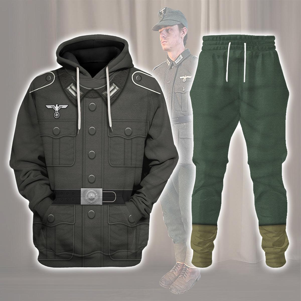 German Army Private Soldier Costume, Hoodie, Sweatshirt, T-Shirt, Tracksuit MNP007CS