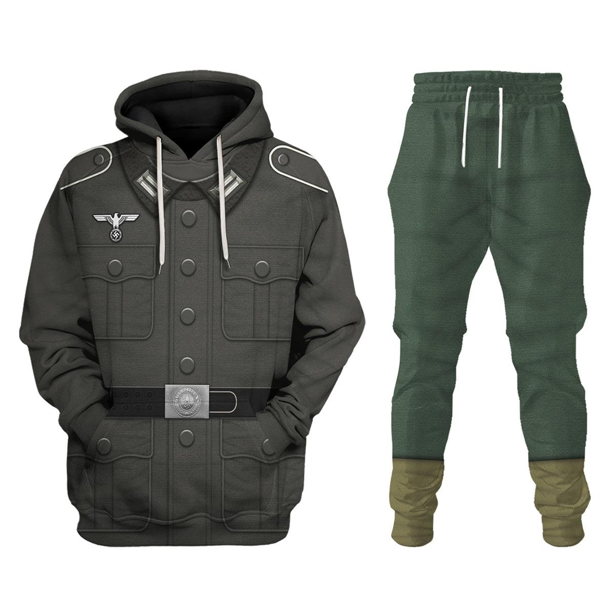 German Army Private Soldier Costume, Hoodie, Sweatshirt, T-Shirt, Tracksuit MNP007CS