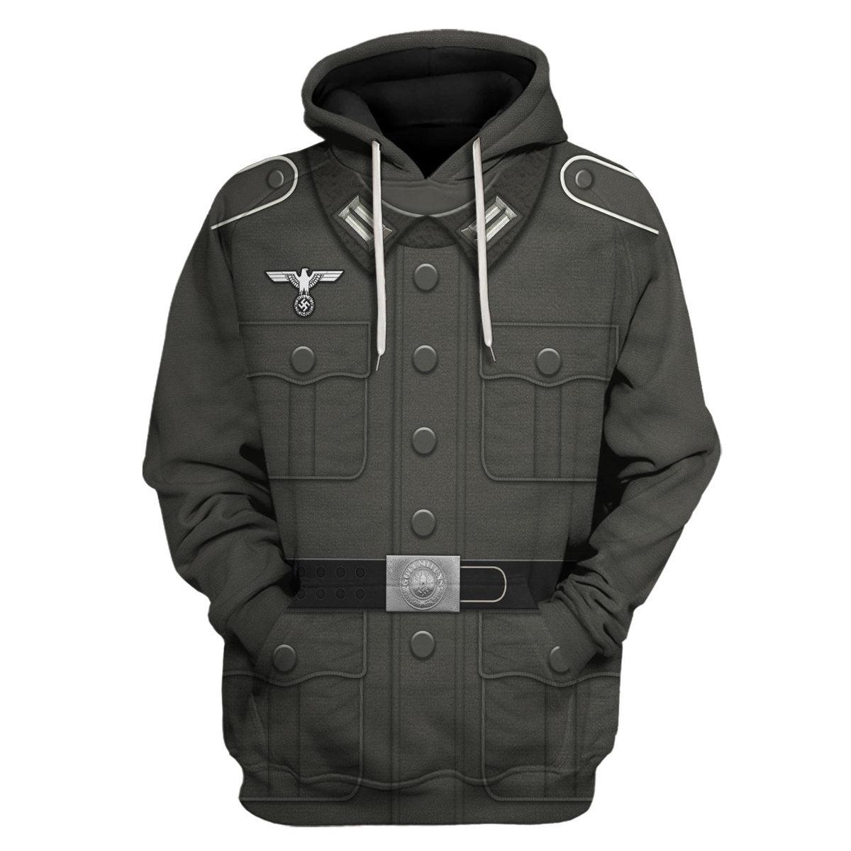German Army Private Soldier Costume, Hoodie, Sweatshirt, T-Shirt, Tracksuit MNP007CS