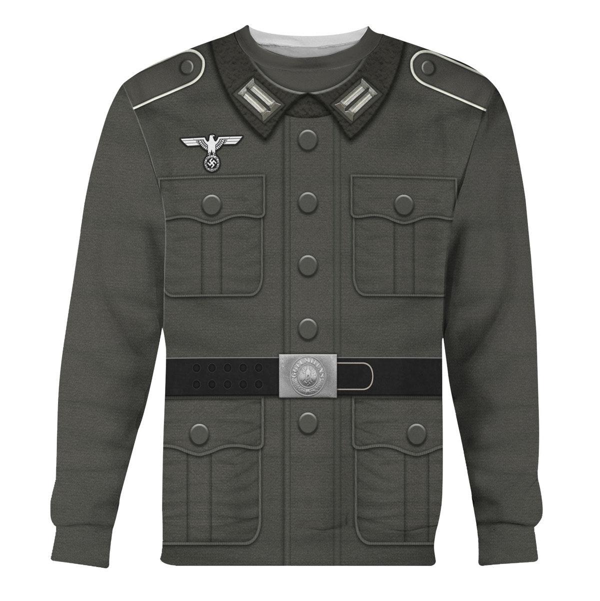 German Army Private Soldier Costume, Hoodie, Sweatshirt, T-Shirt, Tracksuit MNP007CS