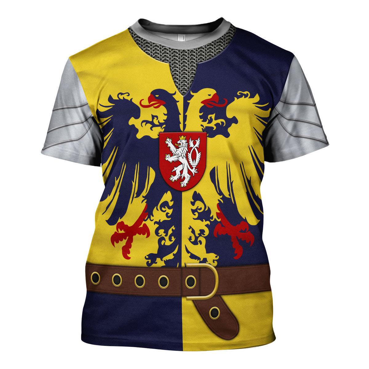 Holy Roman Empire Knight Costume Hoodie, Sweatshirt, T-Shirt, Tracksuit for Cosplay MNP020CS