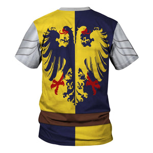 Holy Roman Empire Knight Costume Hoodie, Sweatshirt, T-Shirt, Tracksuit for Cosplay MNP020CS