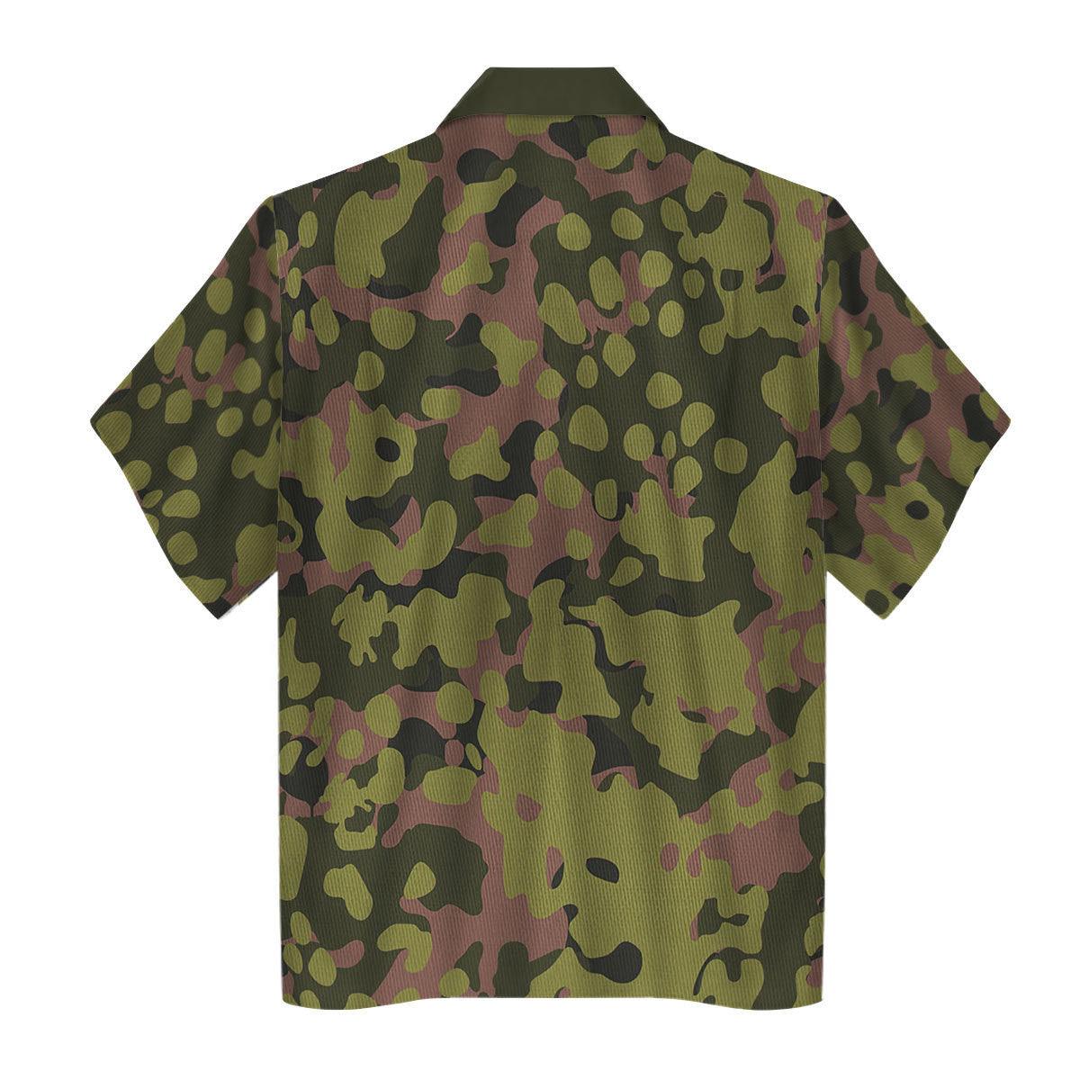 Waffen Type Model 1942 Oakleaf Smock, Dark Variant, Military Cosplay Costume Shirt MNP019CS
