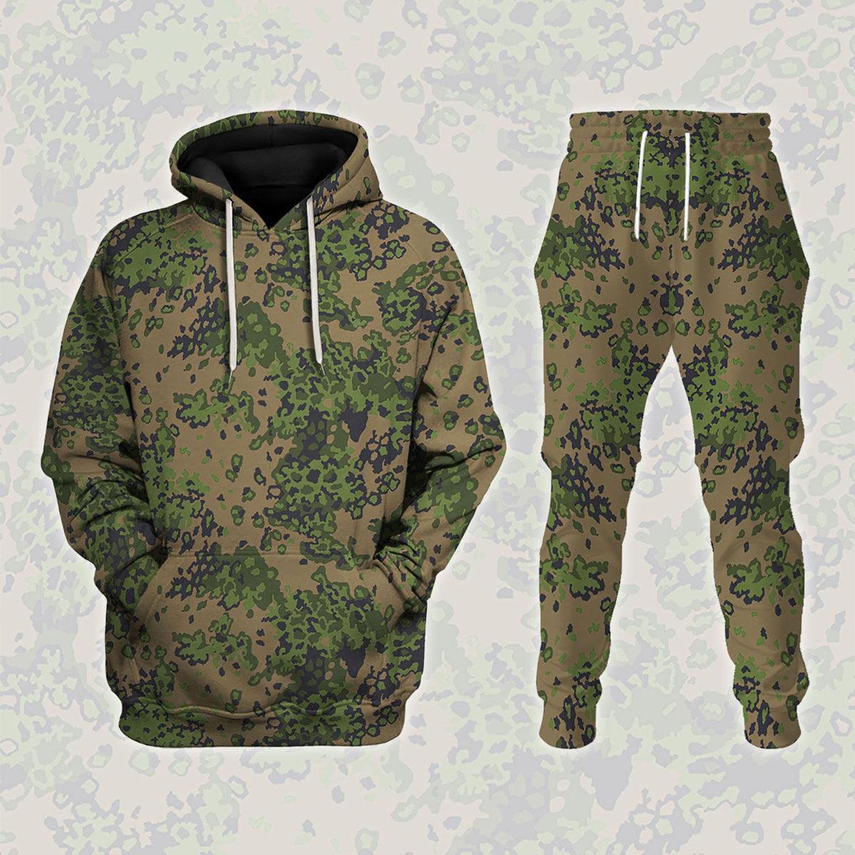 Waffen Type M42 Oakleaf B Smock, Wehrmacht, Luftwaffe Military Cosplay Costume MNP008CS
