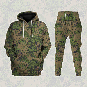 Waffen Type M42 Oakleaf B Smock, Wehrmacht, Luftwaffe Military Cosplay Costume MNP008CS