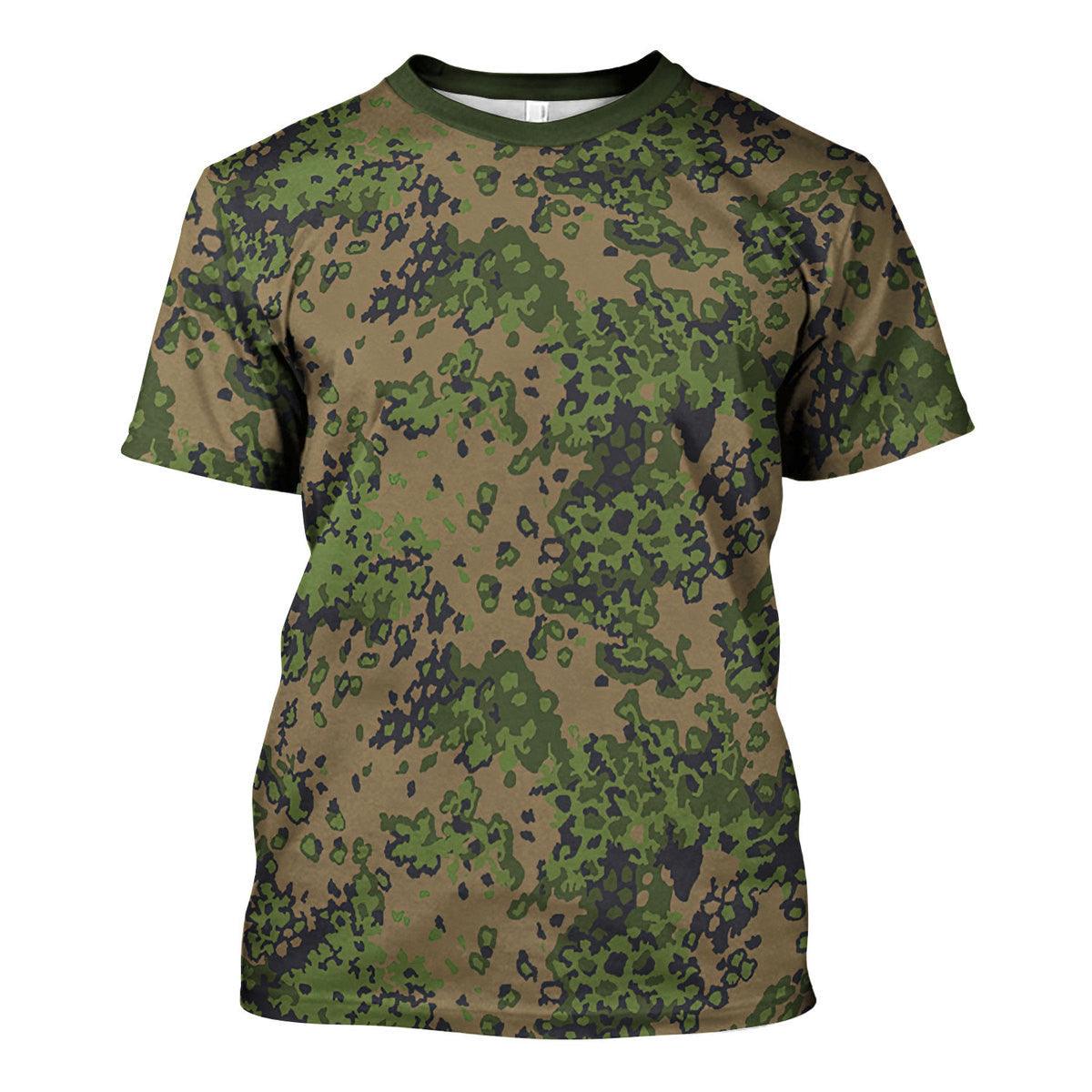 Waffen Type M42 Oakleaf B Smock, Wehrmacht, Luftwaffe Military Cosplay Costume MNP008CS