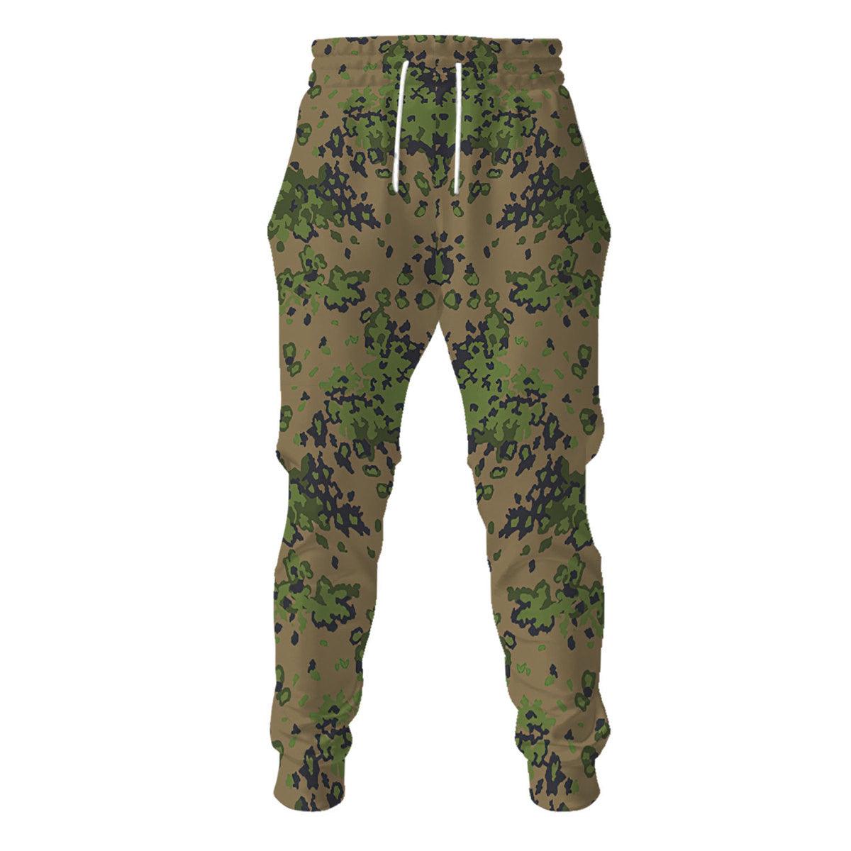 Waffen Type M42 Oakleaf B Smock, Wehrmacht, Luftwaffe Military Cosplay Costume MNP008CS