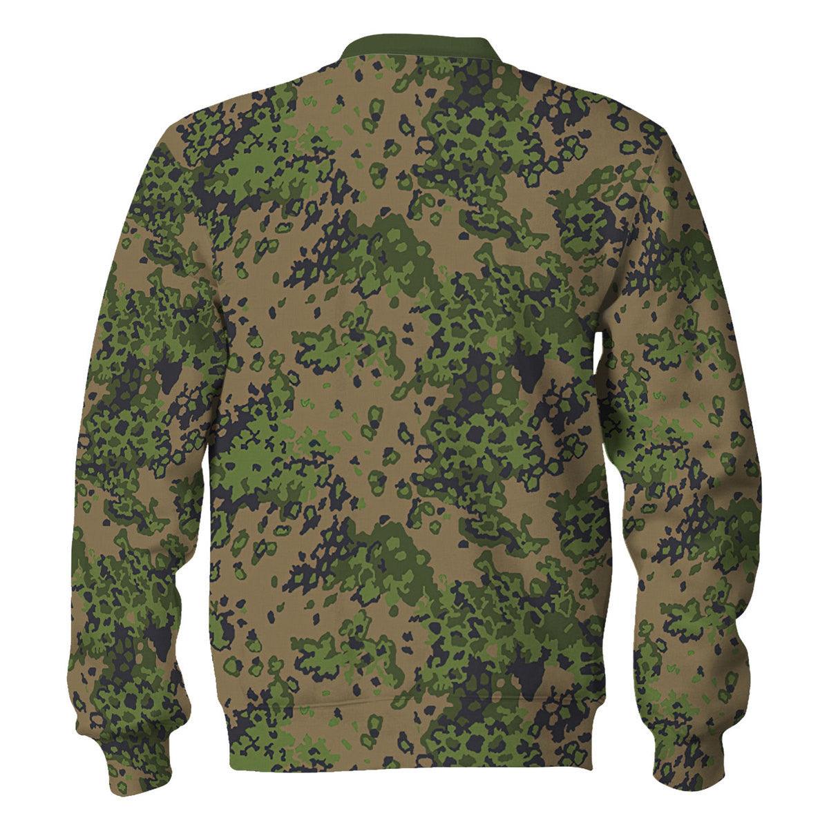 Waffen Type M42 Oakleaf B Smock, Wehrmacht, Luftwaffe Military Cosplay Costume MNP008CS