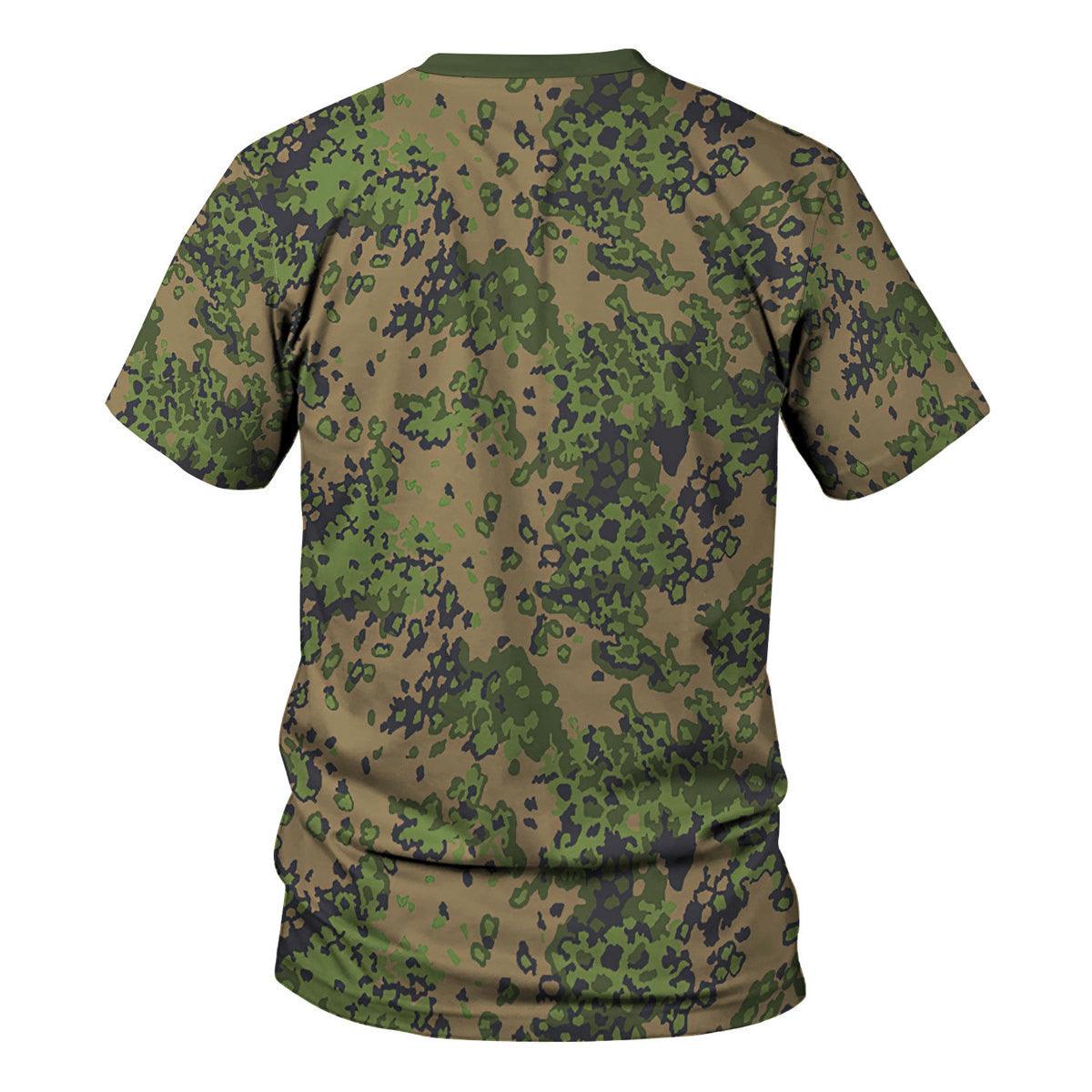 Waffen Type M42 Oakleaf B Smock, Wehrmacht, Luftwaffe Military Cosplay Costume MNP008CS