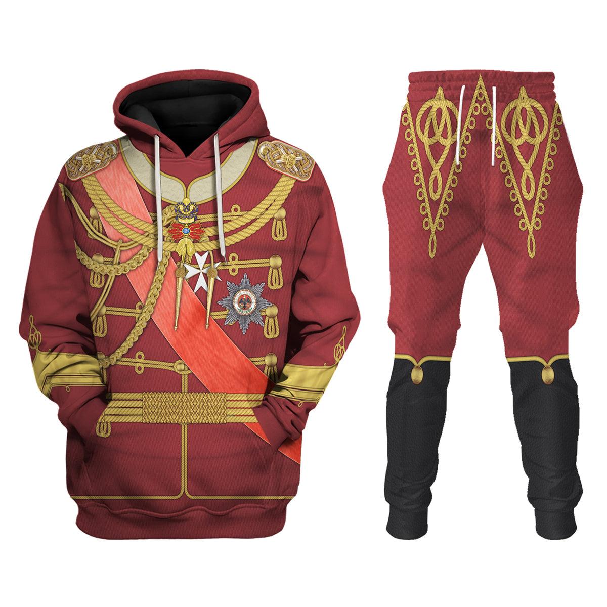 Kaiser Wilhelm Austria-Hungary Costume Hoodie, Sweatshirt, T-Shirt, Tracksuit for Cosplay MNP090CS