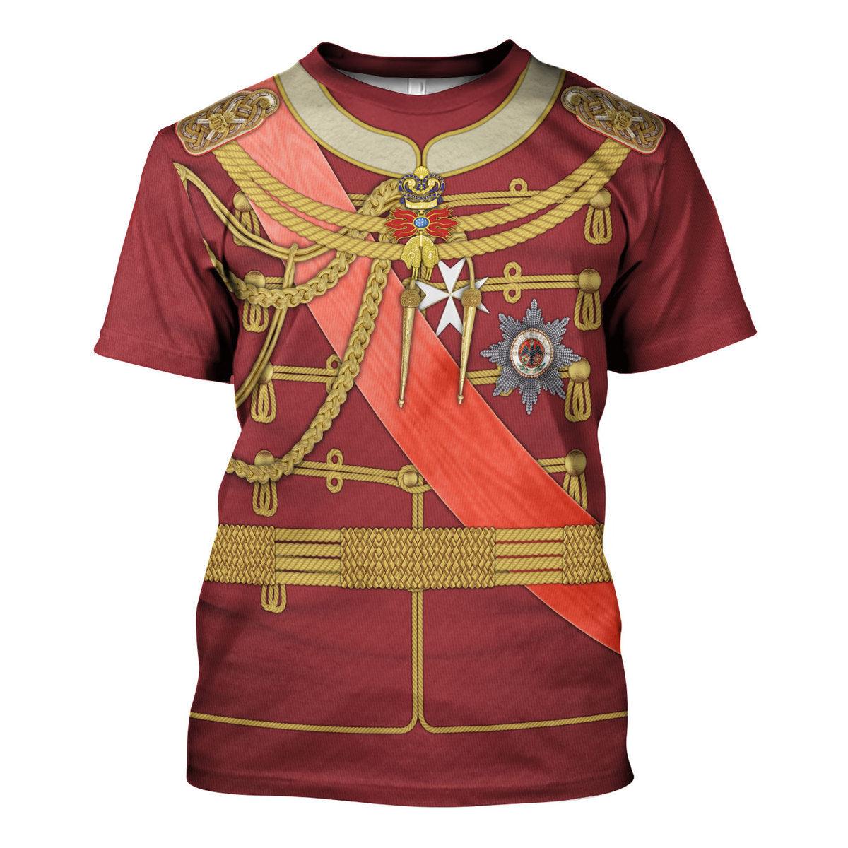 Kaiser Wilhelm Austria-Hungary Costume Hoodie, Sweatshirt, T-Shirt, Tracksuit for Cosplay MNP090CS