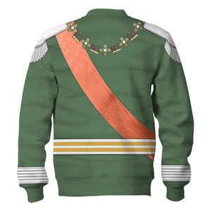 Kaiser Wilhelm Dreifarbendruck Costume Hoodie, Sweatshirt, T-Shirt, Tracksuit for Cosplay MNP089CS