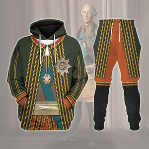 German Army Officer Burkhard Christoph von Munnich Hoodie, Sweatshirt, T-Shirt, Tracksuit Cosplay Costume MNP088CS