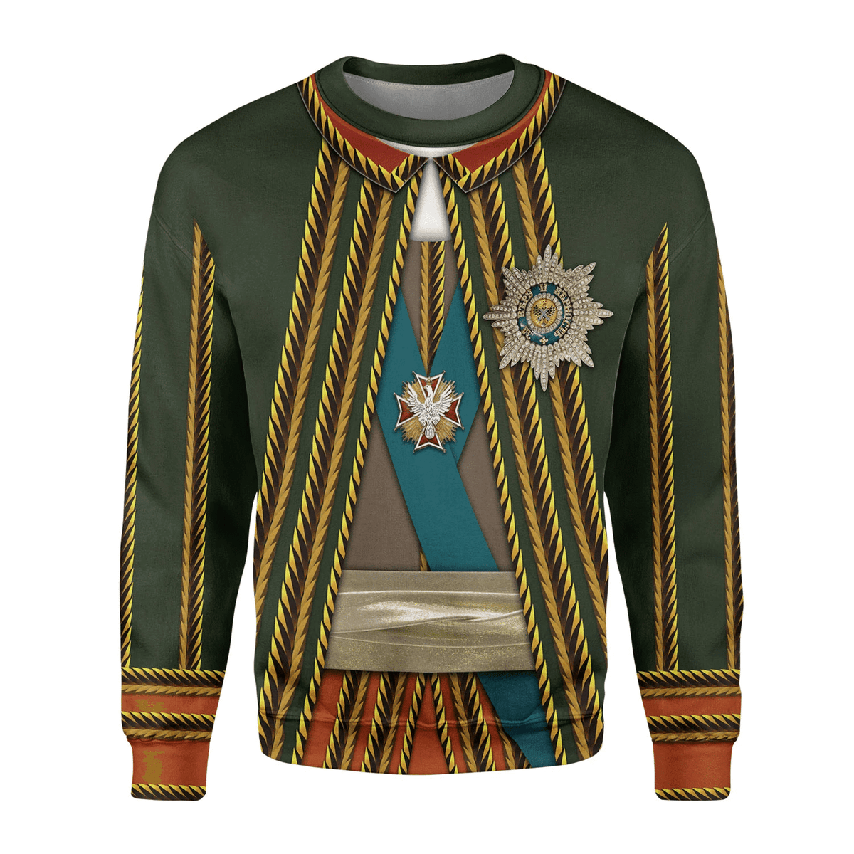German Army Officer Burkhard Christoph von Munnich Hoodie, Sweatshirt, T-Shirt, Tracksuit Cosplay Costume MNP088CS